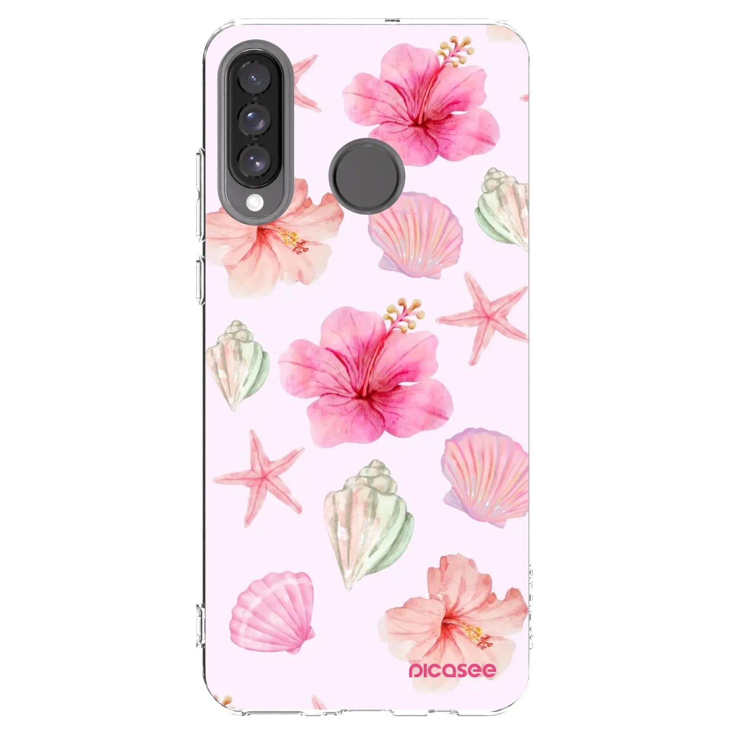 Picasee silikónový prehľadný obal pre Huawei P30 Lite - Blush Lagoon