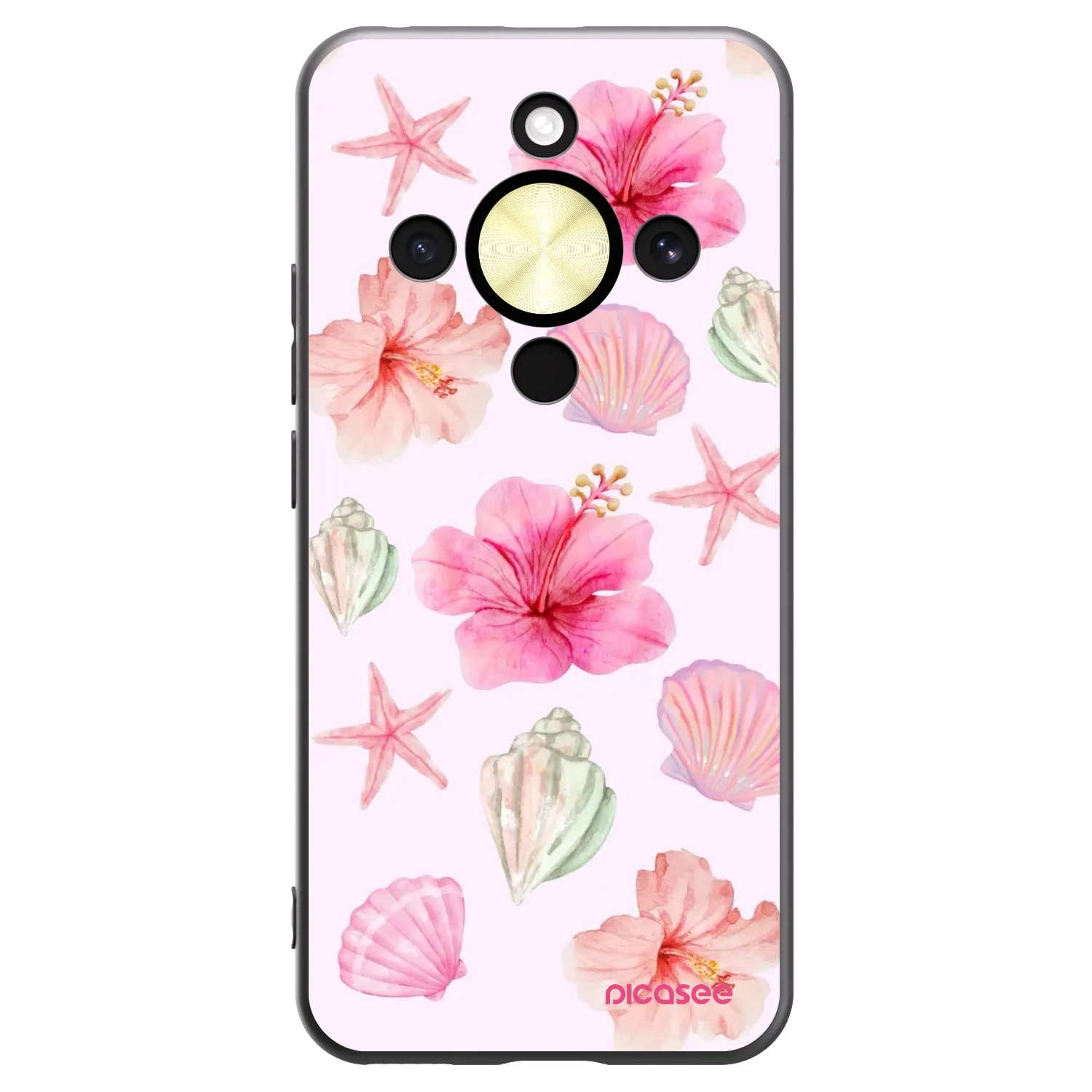Picasee silikónový čierny obal pre Honor Magic8 Lite 5G - Blush Lagoon
