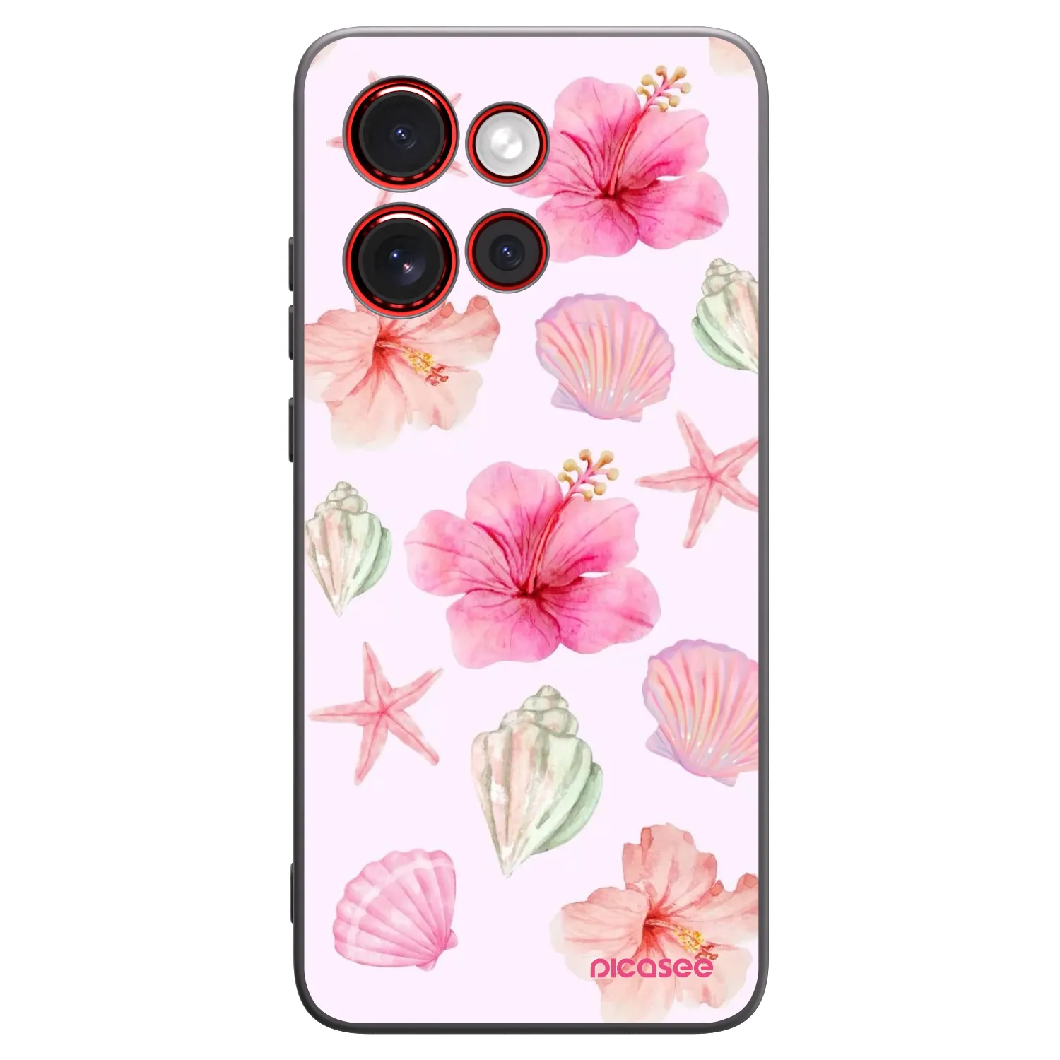 Picasee silikónový čierny obal pre Motorola Edge 60 Neo 5G - Blush Lagoon