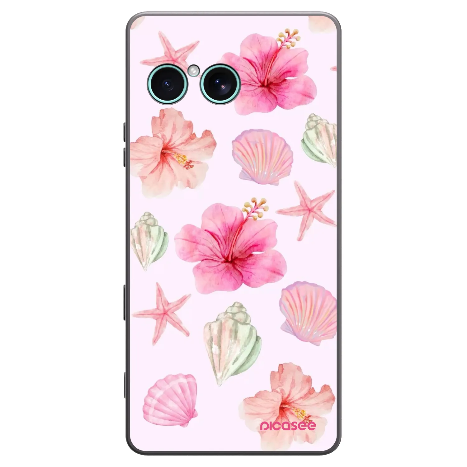 Picasee silikónový čierny obal pre Sony Xperia 10 VII - Blush Lagoon