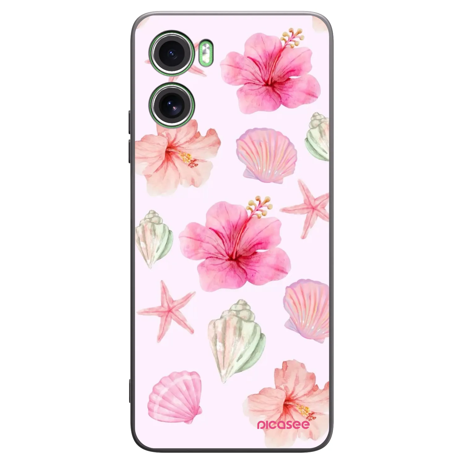 Picasee silikónový čierny obal pre Motorola Moto G06 - Blush Lagoon