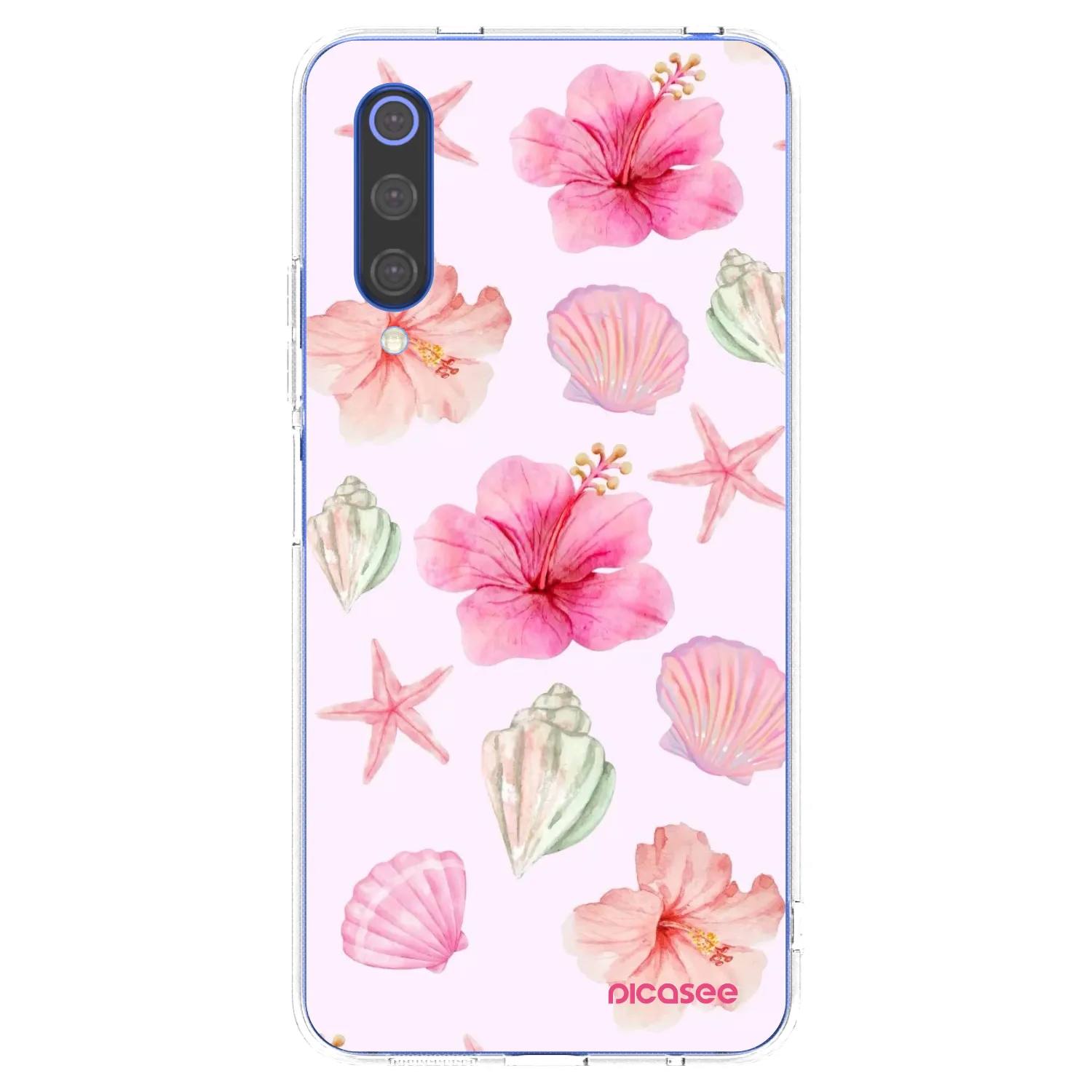 Picasee silikónový prehľadný obal pre Xiaomi Mi 9 SE - Blush Lagoon