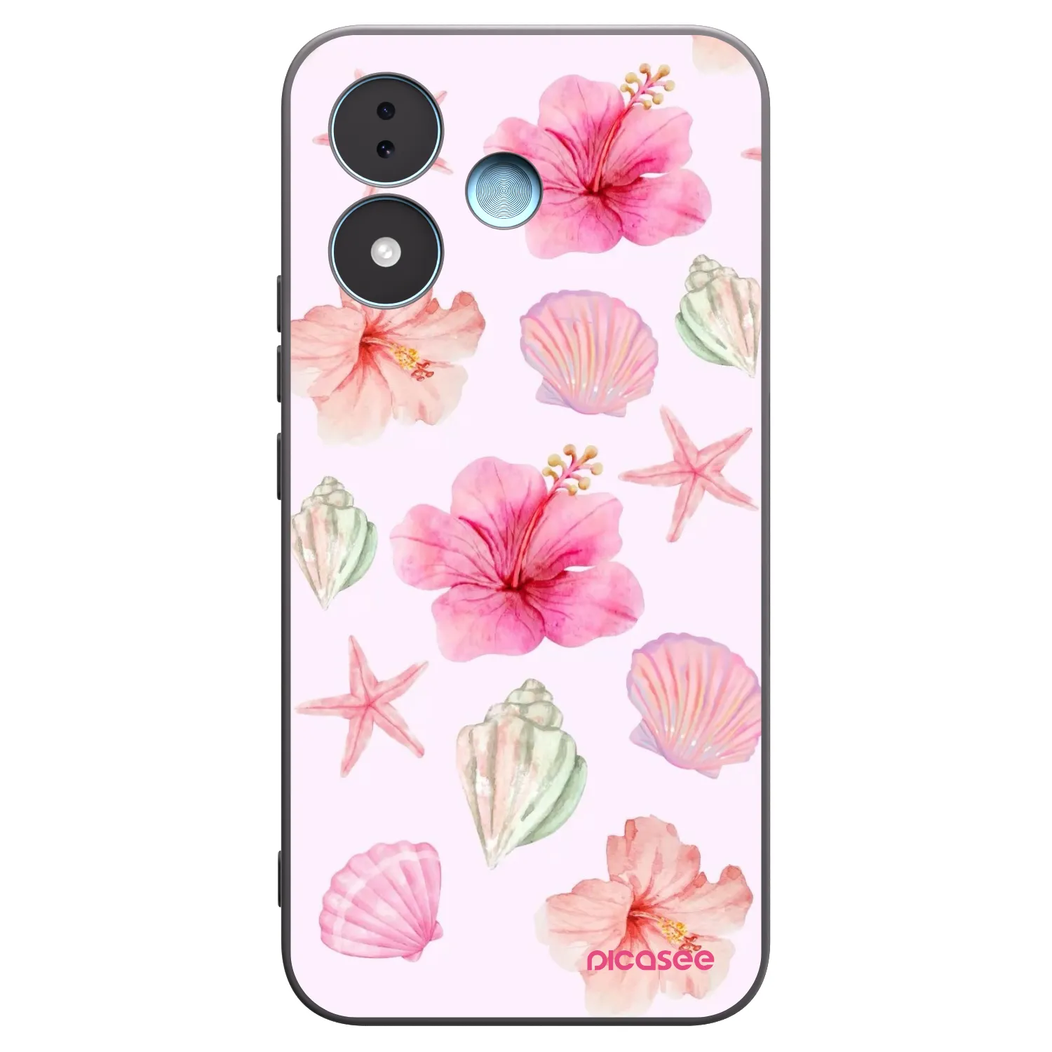 Picasee silikónový čierny obal pre Xiaomi Redmi Note 17 5G - Blush Lagoon