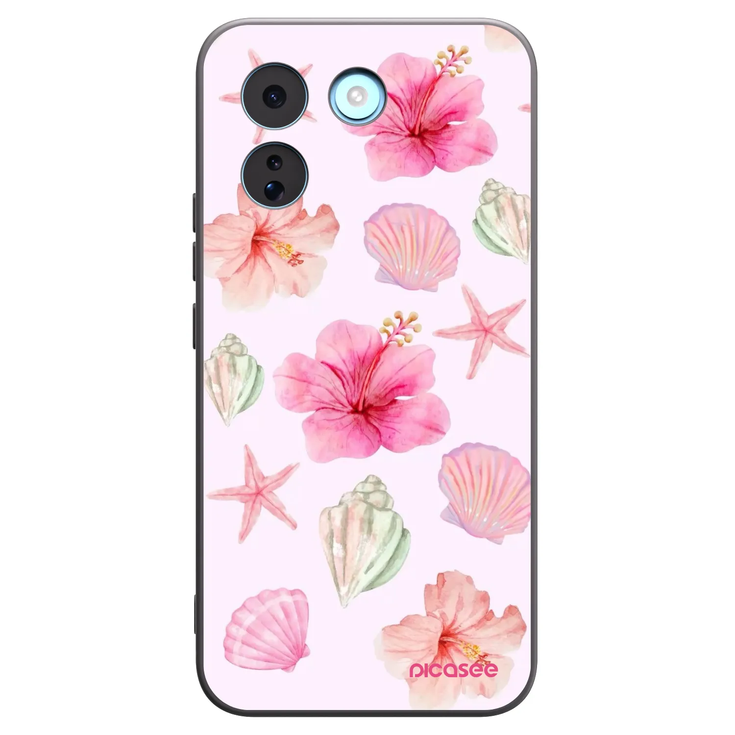 Picasee silikónový čierny obal pre Xiaomi Redmi Note 17 Pro MAX 5G - Blush Lagoon