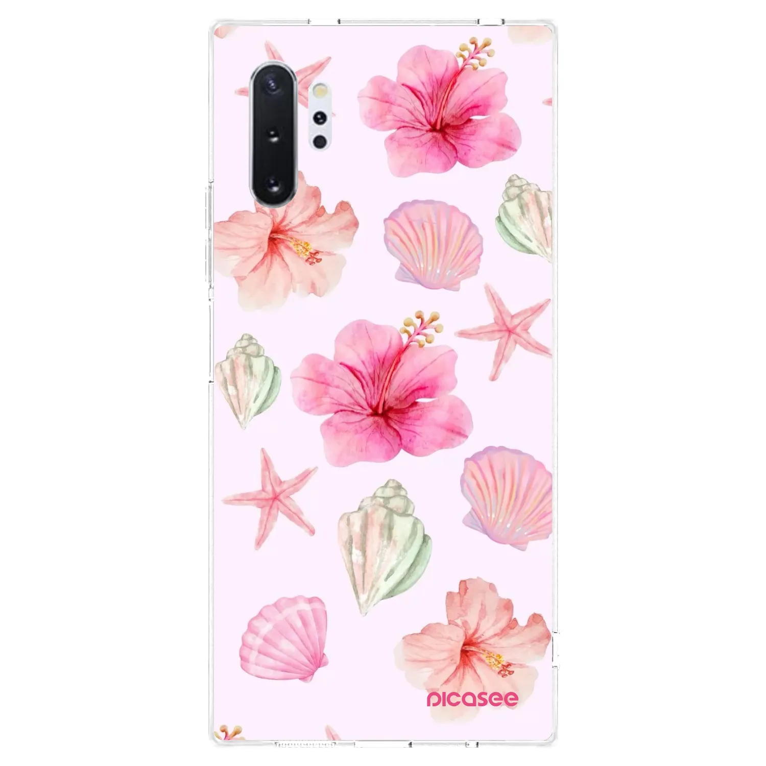 Picasee silikónový prehľadný obal pre Samsung Galaxy Note 10+ N975F - Blush Lagoon