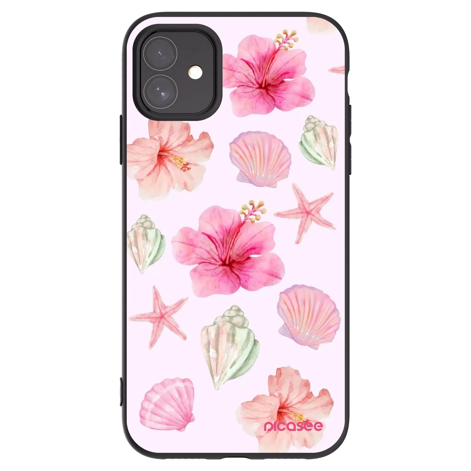 Picasee silikónový čierny obal pre Apple iPhone 11 - Blush Lagoon