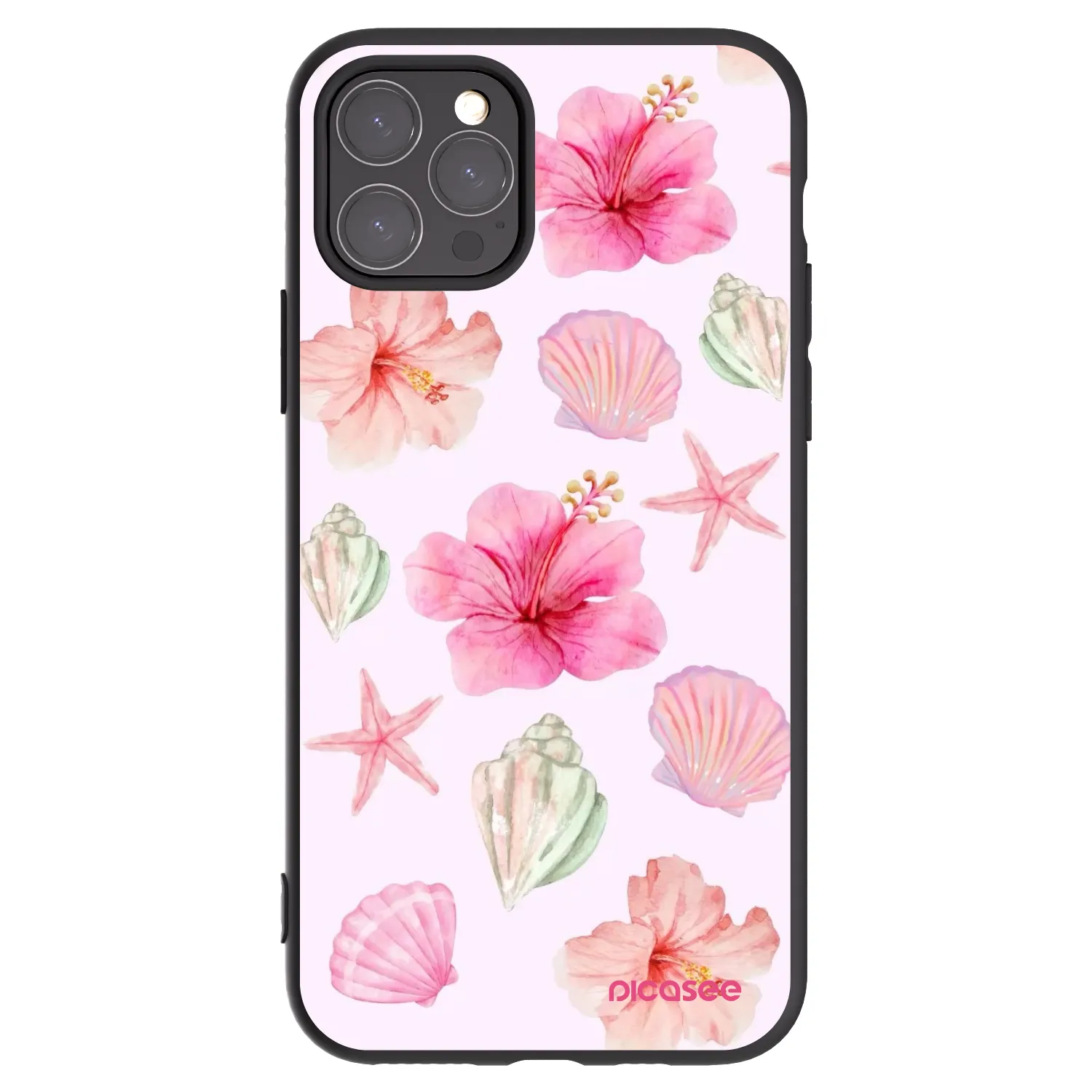 Picasee silikónový čierny obal pre Apple iPhone 11 Pro - Blush Lagoon