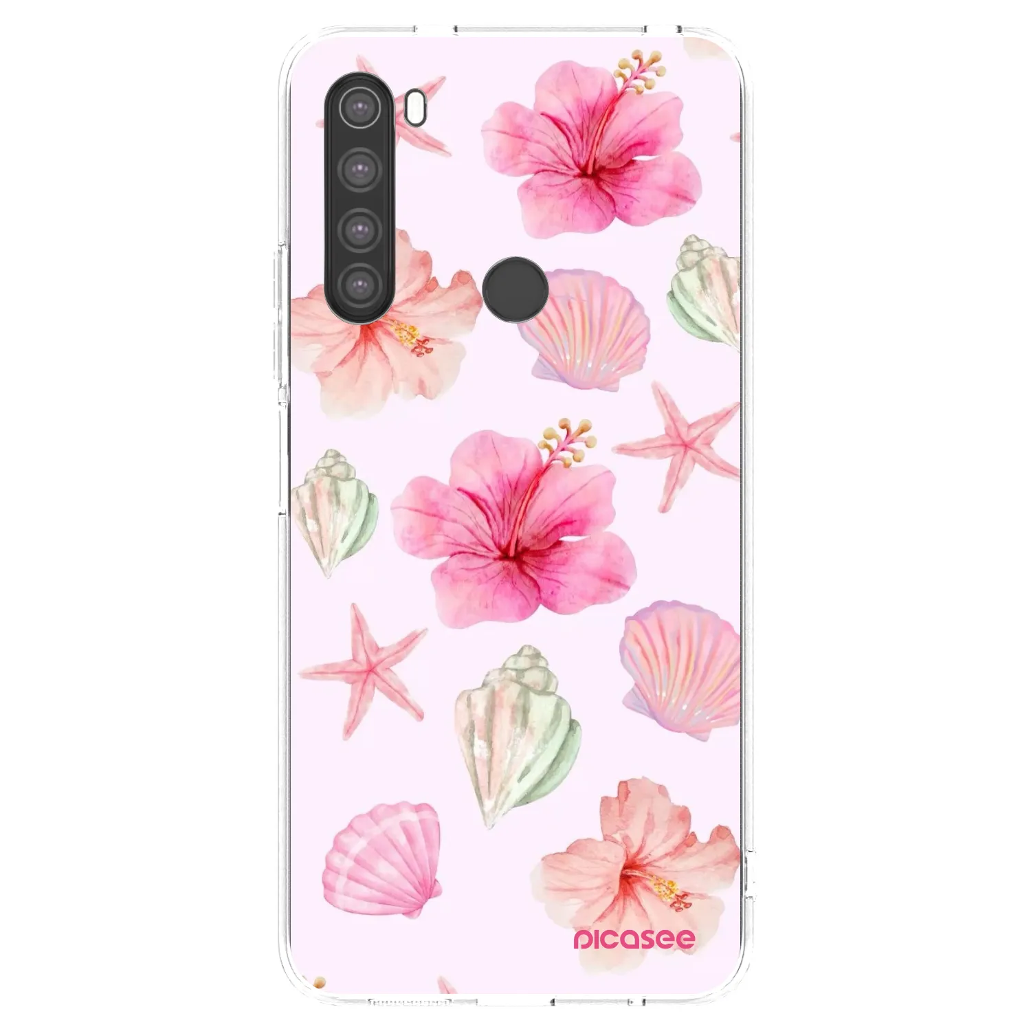 Picasee silikónový prehľadný obal pre Xiaomi Redmi Note 8 - Blush Lagoon