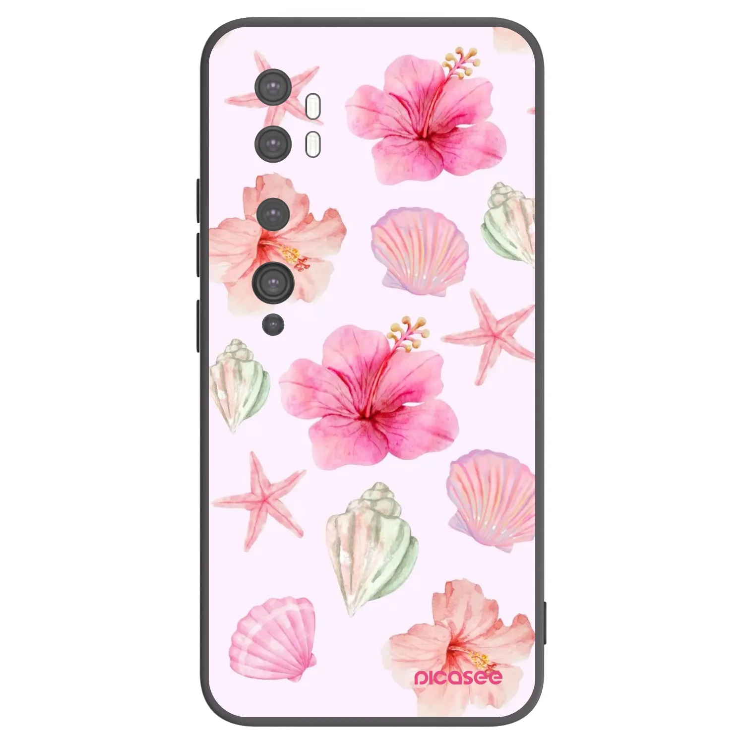 Picasee silikónový čierny obal pre Xiaomi Mi Note 10 (Pro) - Blush Lagoon