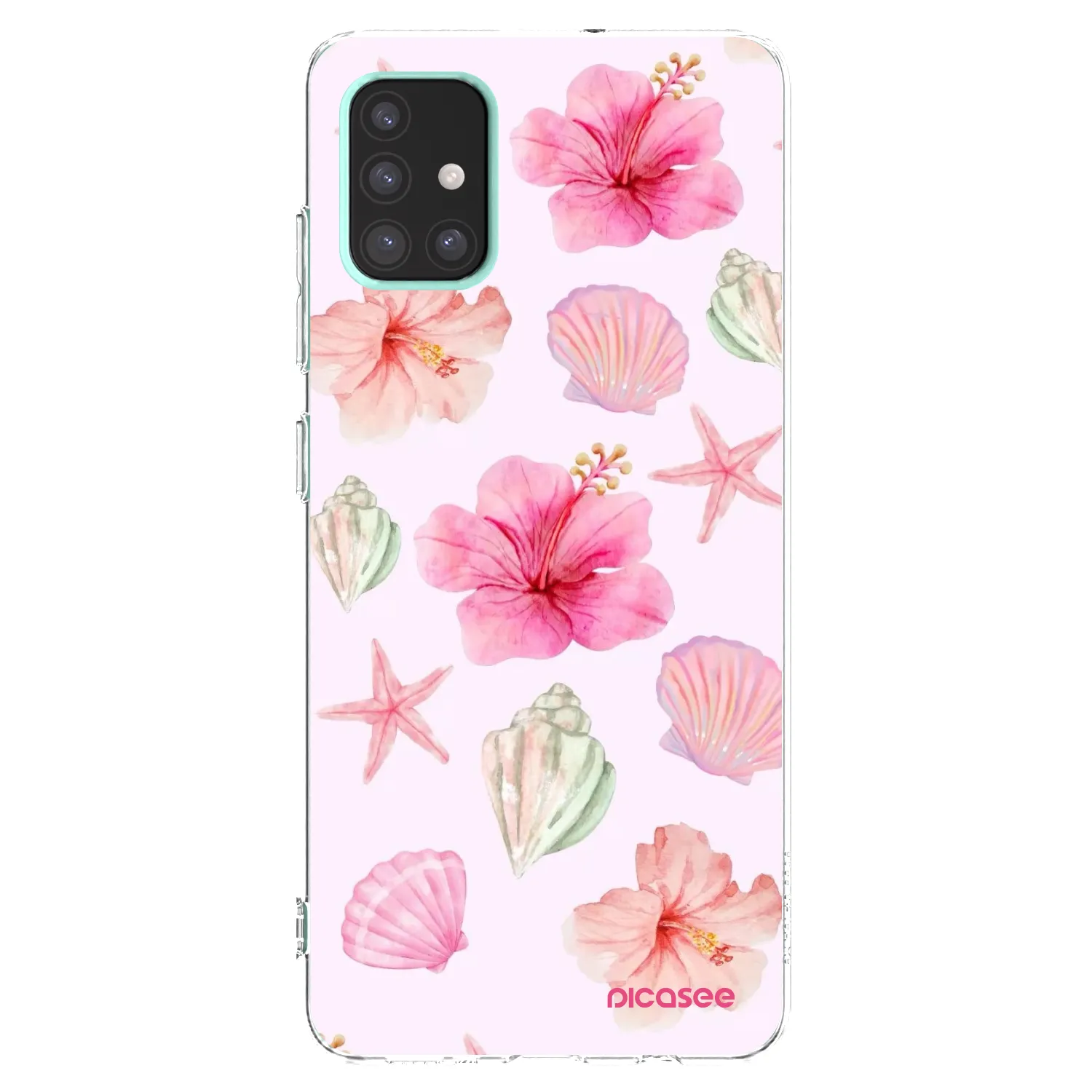 Picasee silikónový prehľadný obal pre Samsung Galaxy A51 A515F - Blush Lagoon