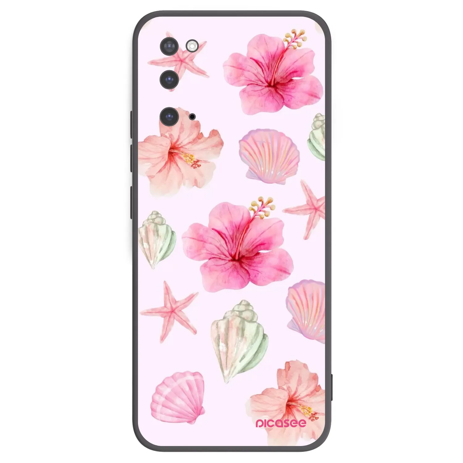 Picasee silikónový čierny obal pre Samsung Galaxy S20 G980F - Blush Lagoon