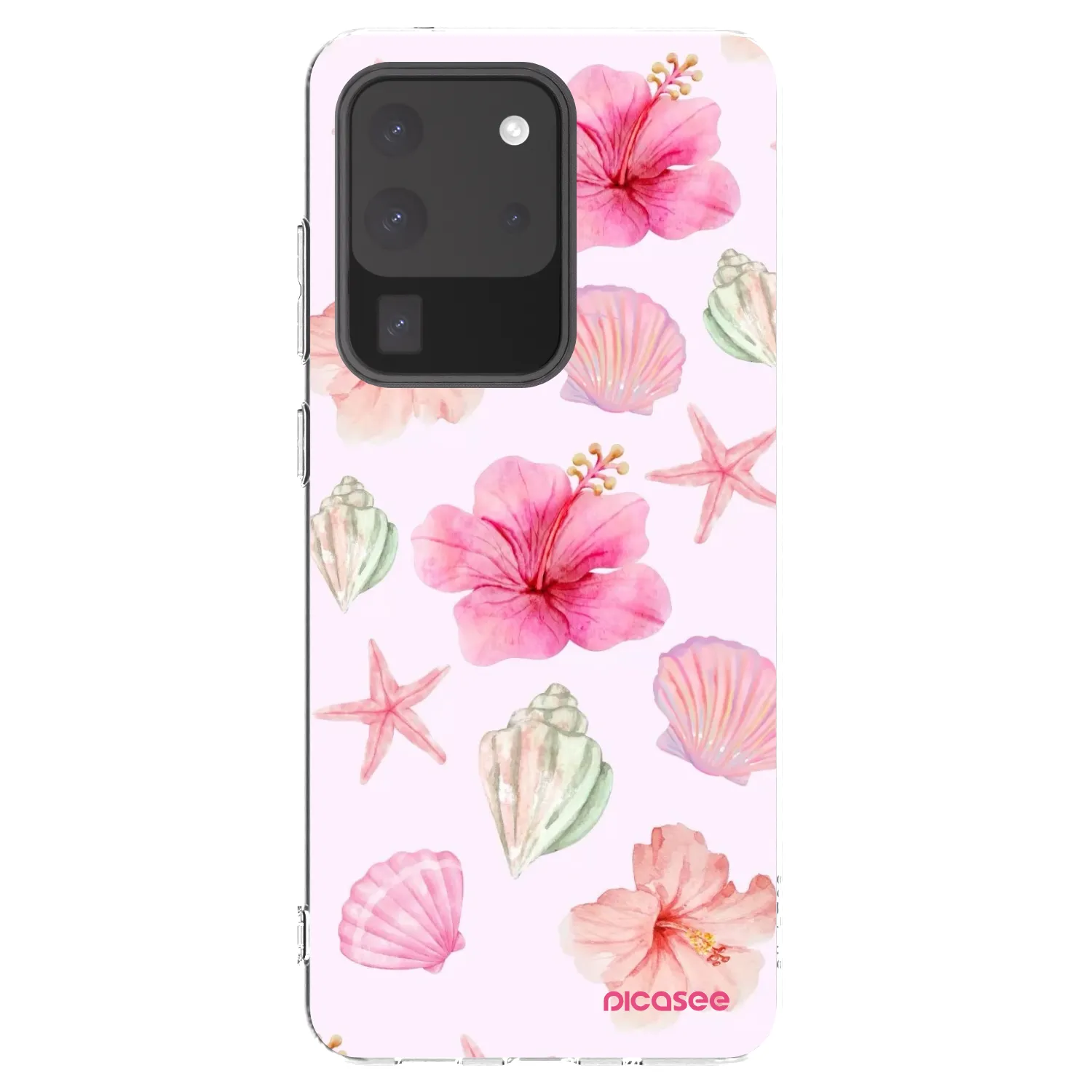 Picasee silikónový prehľadný obal pre Samsung Galaxy S20 Ultra 5G G988F - Blush Lagoon