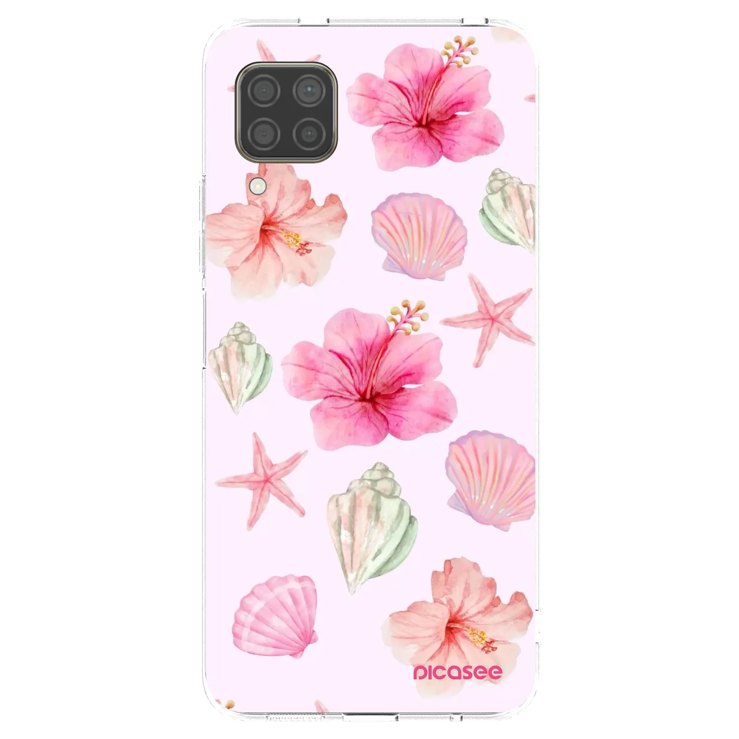 Picasee silikónový prehľadný obal pre Huawei P40 Lite - Blush Lagoon