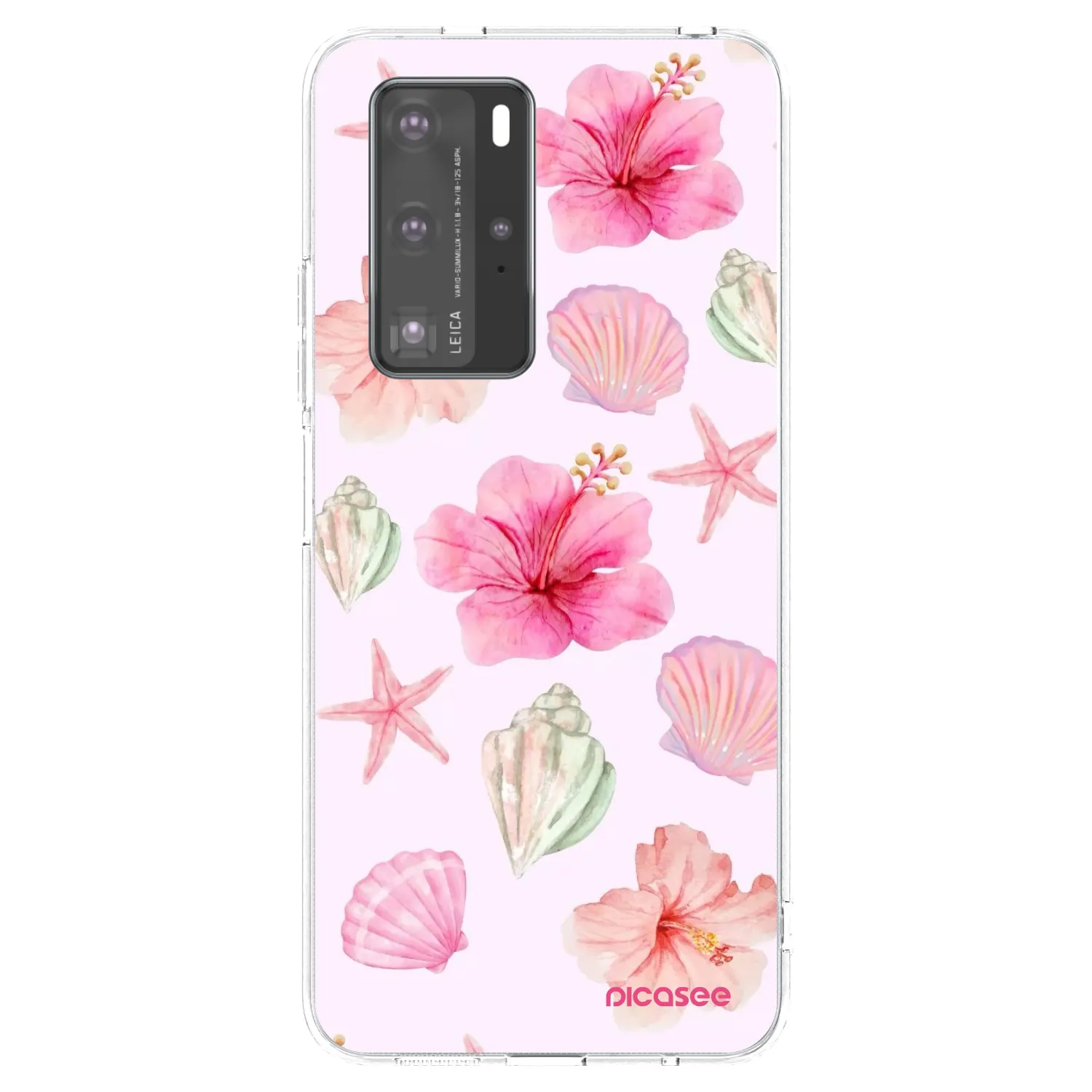 Picasee silikónový prehľadný obal pre Huawei P40 Pro - Blush Lagoon