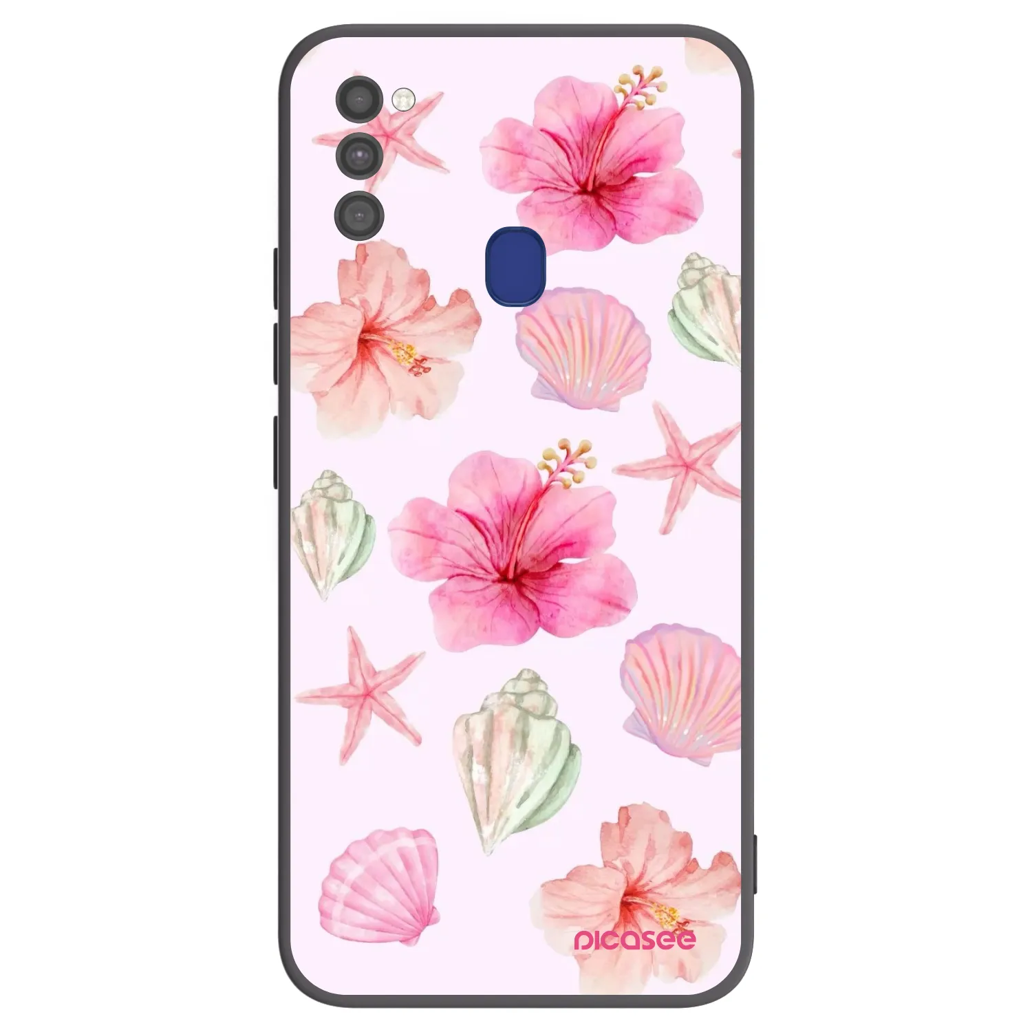 Picasee silikónový čierny obal pre Samsung Galaxy M21 M215F - Blush Lagoon