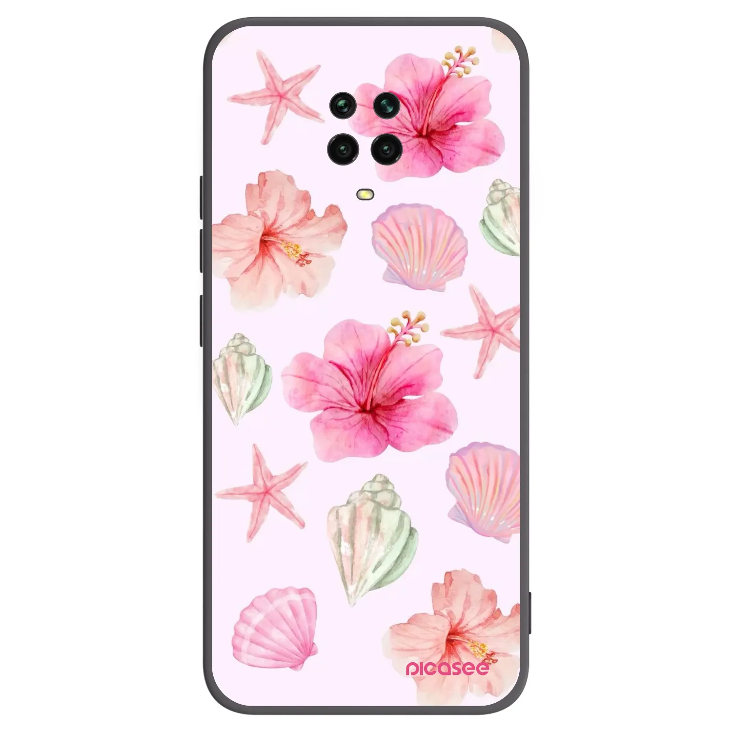 Picasee silikónový čierny obal pre Xiaomi Redmi Note 9S - Blush Lagoon