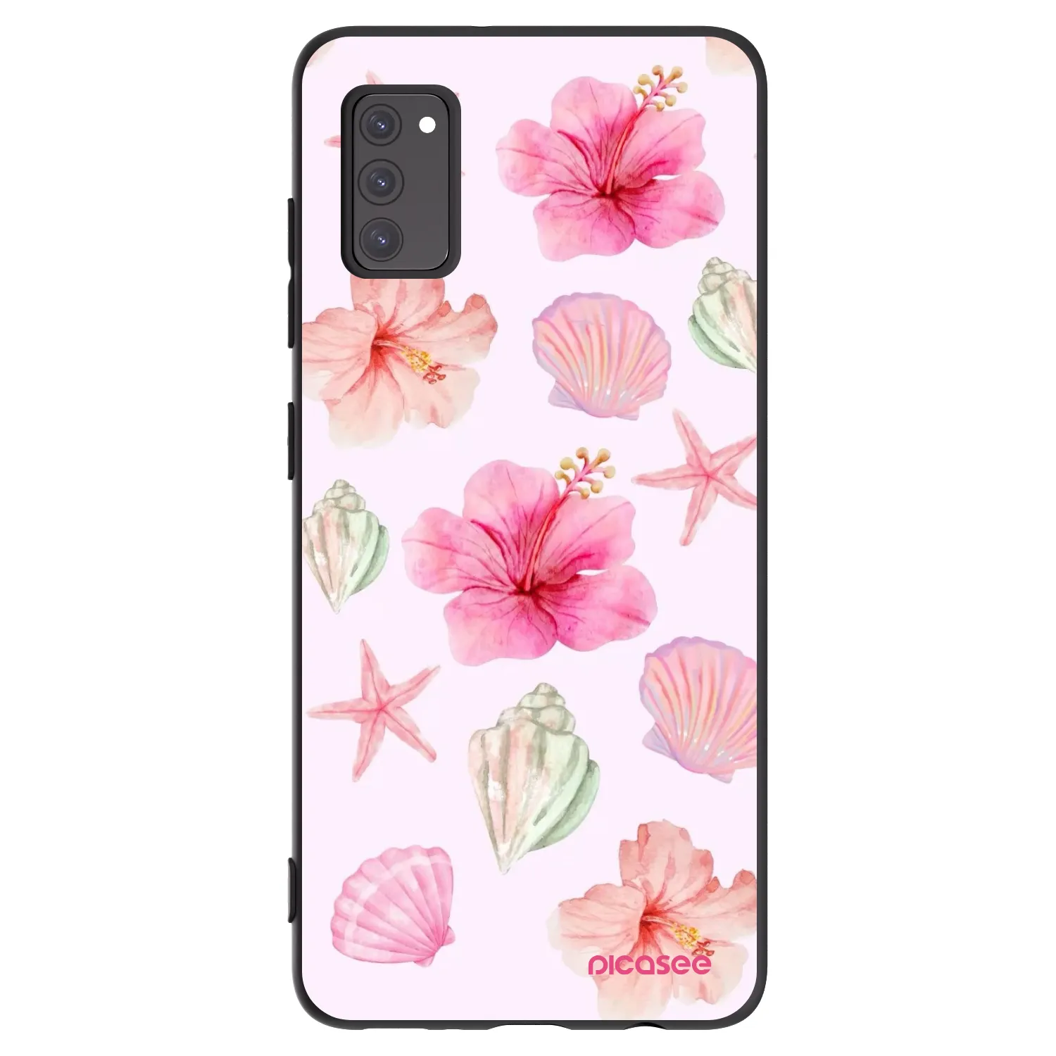 Picasee silikónový čierny obal pre Samsung Galaxy A41 A415F - Blush Lagoon