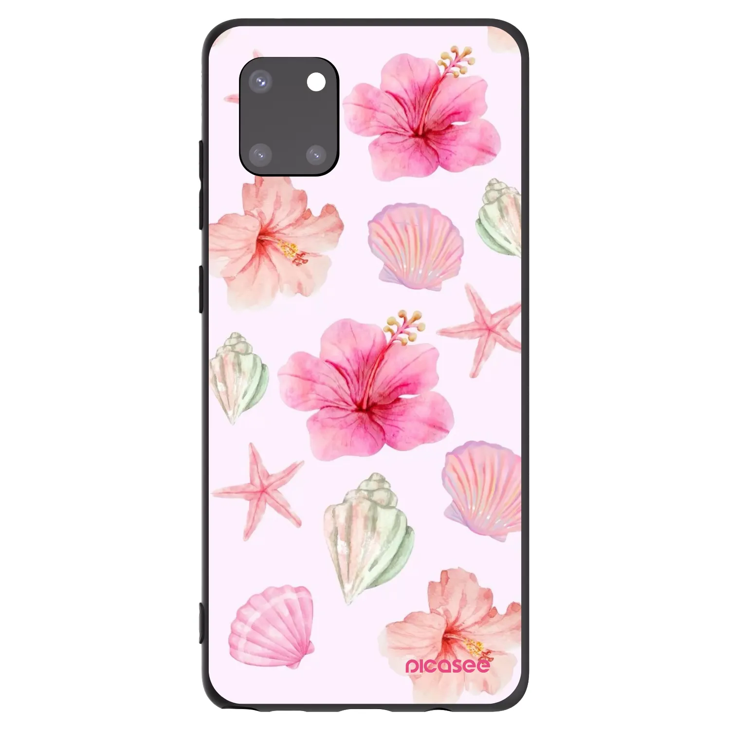 Picasee silikónový čierny obal pre Samsung Galaxy Note 10 Lite N770F - Blush Lagoon