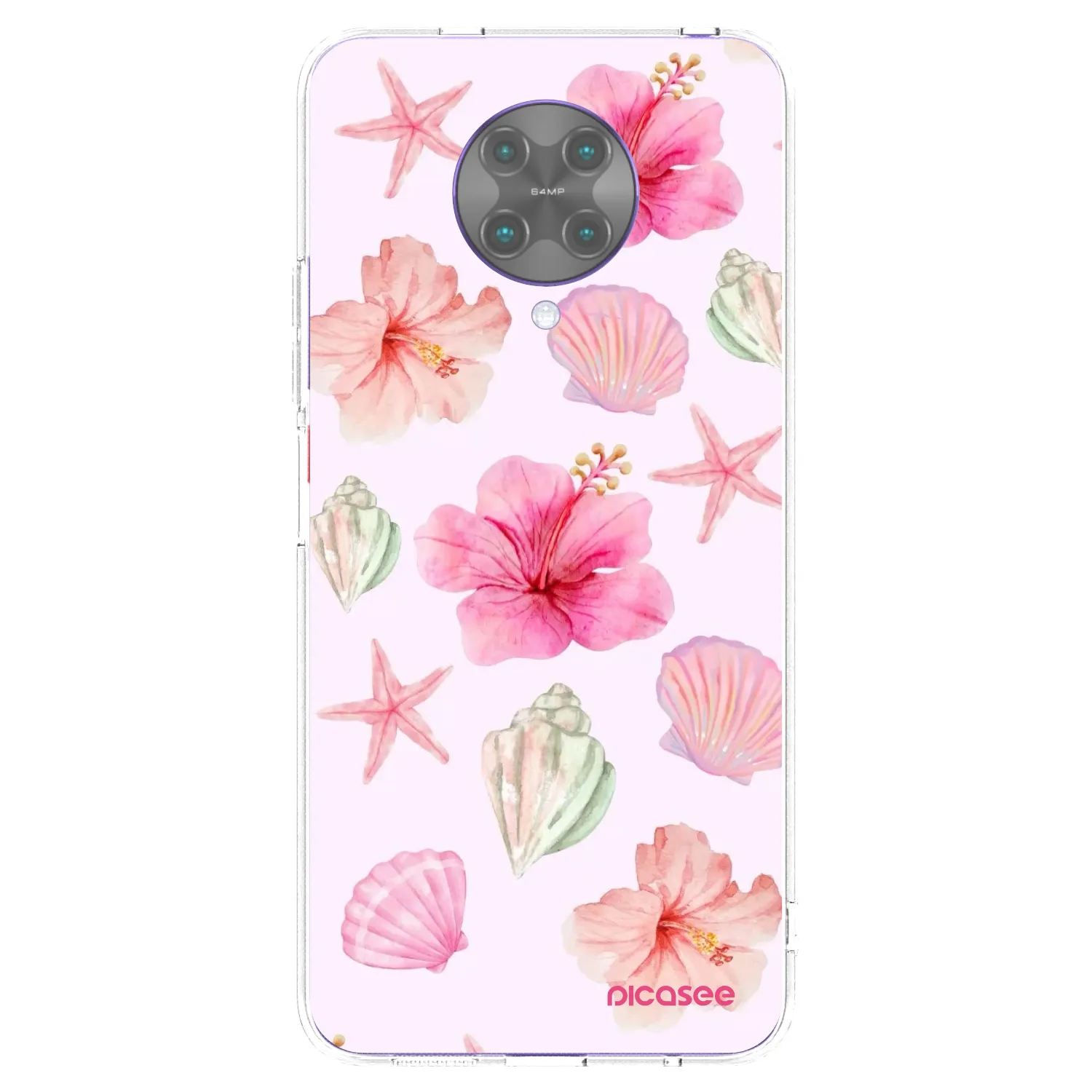 Picasee silikónový prehľadný obal pre Xiaomi Poco F2 Pro - Blush Lagoon