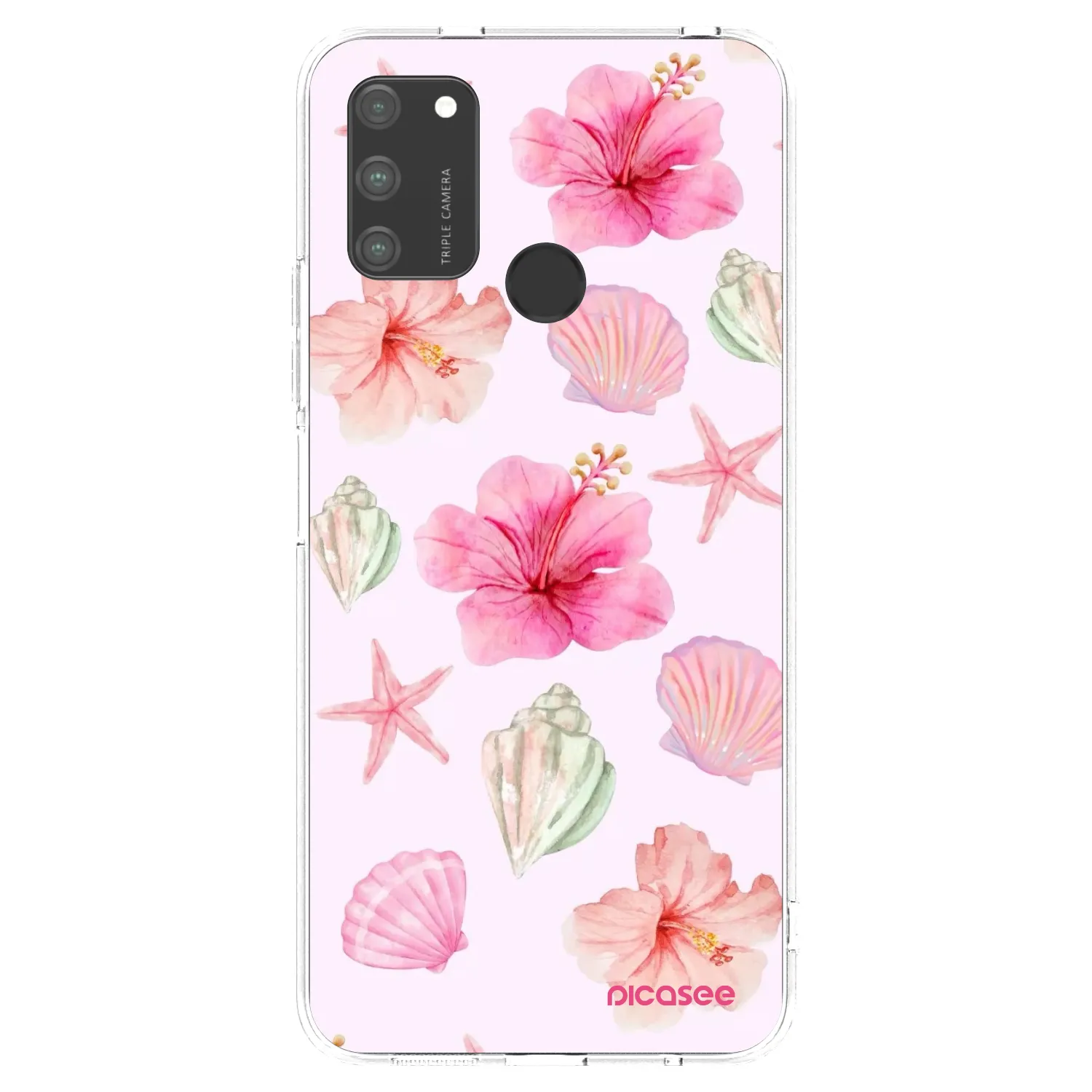 Picasee silikónový prehľadný obal pre Honor 9A - Blush Lagoon