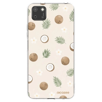 Picasee silikónový prehľadný obal pre Huawei Y5P - Coconut Breeze