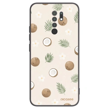 Picasee silikónový čierny obal pre Xiaomi Redmi 9 - Coconut Breeze