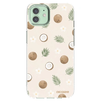 Picasee silikónový prehľadný obal pre Apple iPhone 12 Pro - Coconut Breeze