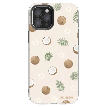 Picasee silikónový prehľadný obal pre Apple iPhone 12 Pro Max - Coconut Breeze