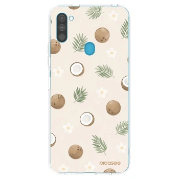 Picasee silikónový prehľadný obal pre Samsung Galaxy M11 - Coconut Breeze
