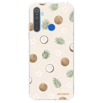Picasee silikónový prehľadný obal pre Realme 5 - Coconut Breeze