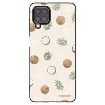 Picasee silikónový čierny obal pre Samsung Galaxy A12 A125F - Coconut Breeze