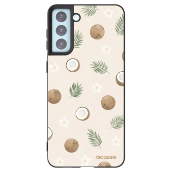 Picasee silikónový čierny obal pre Samsung Galaxy S21+ 5G G996F - Coconut Breeze