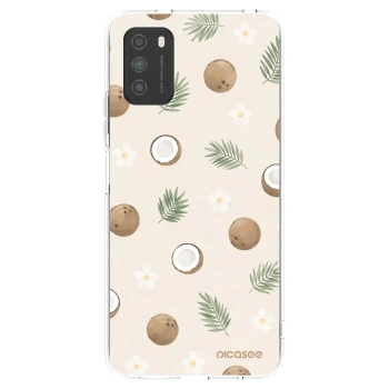 Picasee silikónový prehľadný obal pre Xiaomi Poco M3 - Coconut Breeze
