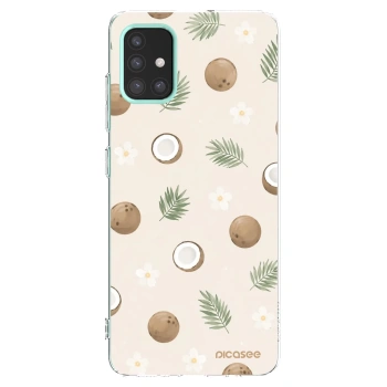 Picasee silikónový prehľadný obal pre Samsung Galaxy M31s - Coconut Breeze