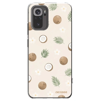 Picasee silikónový prehľadný obal pre Xiaomi Redmi Note 10 - Coconut Breeze