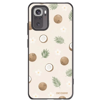 Picasee silikónový čierny obal pre Xiaomi Redmi Note 10 - Coconut Breeze