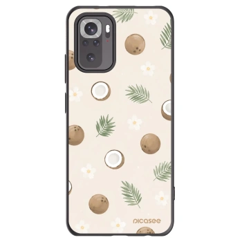 Picasee silikónový čierny obal pre Xiaomi Redmi Note 10S - Coconut Breeze
