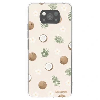 Picasee silikónový čierny obal pre Xiaomi Poco X3 Pro - Coconut Breeze