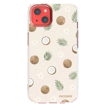 Picasee silikónový prehľadný obal pre Apple iPhone 13 - Coconut Breeze
