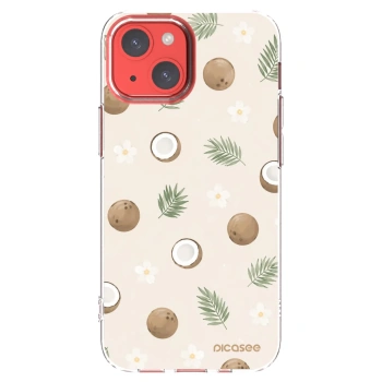 Picasee silikónový prehľadný obal pre Apple iPhone 13 mini - Coconut Breeze