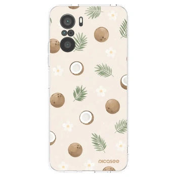 Picasee silikónový prehľadný obal pre Xiaomi Poco F3 - Coconut Breeze
