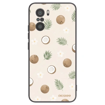 Picasee silikónový čierny obal pre Xiaomi Poco F3 - Coconut Breeze