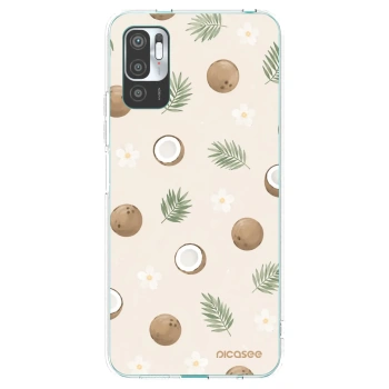 Picasee silikónový prehľadný obal pre Xiaomi Redmi Note 10 5G - Coconut Breeze
