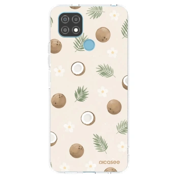 Picasee silikónový prehľadný obal pre Realme C21 - Coconut Breeze