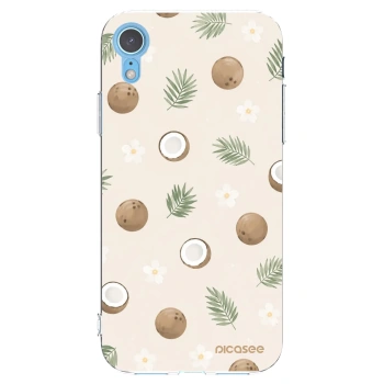 Picasee silikónový prehľadný obal pre Apple iPhone XR - Coconut Breeze