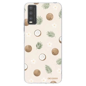 Picasee silikónový prehľadný obal pre Vivo Y20s - Coconut Breeze