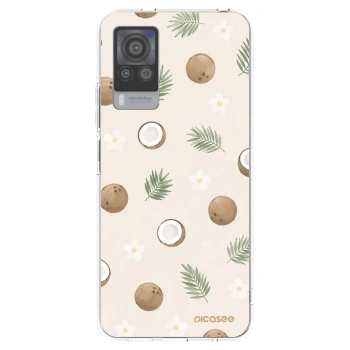 Picasee silikónový prehľadný obal pre Vivo X60 Pro 5G - Coconut Breeze