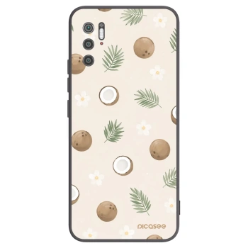 Picasee silikónový čierny obal pre Xiaomi Poco M3 Pro 5G - Coconut Breeze