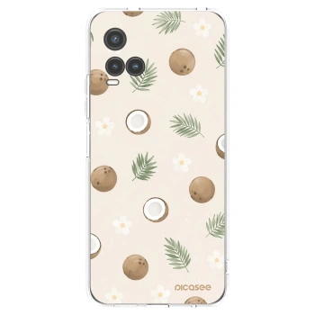 Picasee silikónový prehľadný obal pre Vivo Y33s - Coconut Breeze