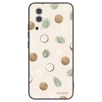 Picasee silikónový čierny obal pre Vivo Y72 5G - Coconut Breeze